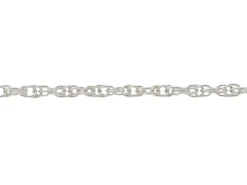 Sterling Silver 1.4mm Prince Of Wales Rope Chain Loose Unhallmarked