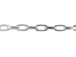 Sterling Silver 5.6mm Rectangular Trace Chain Loose Unhallmarked