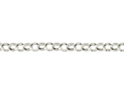 Sterling Silver 3.4mm Round Belcher Chain 18