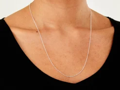 Sterling Silver 1.4mm Round Belcher Chain 22