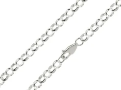 Sterling Silver 5.0mm Round Belcher Chain 16"/40cm Heavy Hallmarked