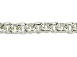 Sterling Silver 7.4mm Round Belcher Chain 16