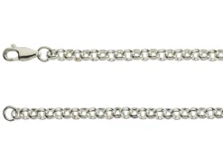 Sterling Silver 4.4mm Round Belcher Chain 18"/45cm Hallmarked