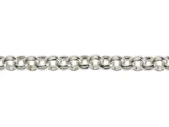 Sterling Silver 4.4mm Round Belcher Chain 18