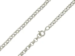 Sterling Silver 4.0mm Round Belcher Chain 16"/40cm Hallmarked