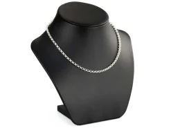Sterling Silver 4.0mm Round Belcher Chain 16