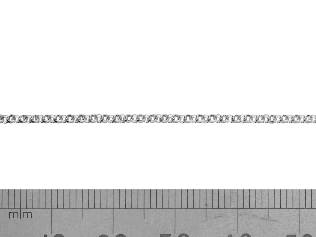 Sterling Silver 1.5mm Round Belcher Chain Loose Unhallmarked 100% Recycled Silver