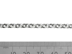 Sterling Silver 4.1mm Round Belcher Chain Loose Unhallmarked 100% Recycled Silver
