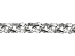 Sterling Silver 4.1mm Round Belcher Chain Loose Unhallmarked 100% Recycled Silver