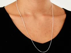 Sterling Silver 1.5mm Round Curb Chain 24