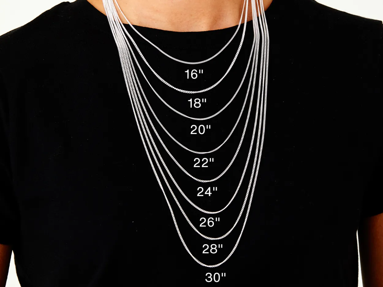 Sterling Silver 1.7mm Round Curb Chain 16"/40cm Unhallmarked 100% Recycled Silver