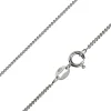 Sterling Silver 1.5mm Round Curb Chain 30"/76cm Unhallmarked 100% Recycled Silver