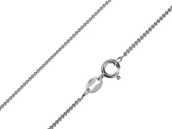 Sterling Silver 1.5mm Round Curb Chain 30"/76cm Unhallmarked 100% Recycled Silver
