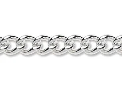Sterling Silver 4.0mm Round Curb Chain Loose Unhallmarked 100% Recycled Silver