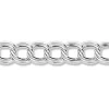 Sterling Silver 4.2mm Round Double Curb Chain Loose Unhallmarked