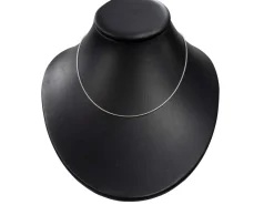 Sterling Silver 1.3mm Rounded Box Chain 18