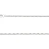 Sterling Silver 1.3mm Rounded Box Chain 20"/50cm Unhallmarked