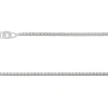 Sterling Silver 1.6mm Rounded Box Chain 20"/50cm Unhallmarked