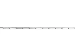 Sterling Silver 3.4mm Rounded Paperclip Trace Chain Loose Unhallmarked 100% Recycled Silver
