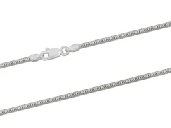 Sterling Silver 1.6mm Round Snake Chain 18"/45cm Unhallmarked 100% Recycled Silver