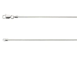 Sterling Silver 1.2mm Round Snake Chain 16"/40cm Unhallmarked 100% Recycled Silver