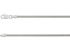 Sterling Silver 1.6mm Round Snake Chain 16"/40cm Unhallmarked 100% Recycled Silver