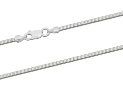 Sterling Silver 1.9mm Round Snake Chain 20"/50cm Hallmarked, 100% Recycled Silver