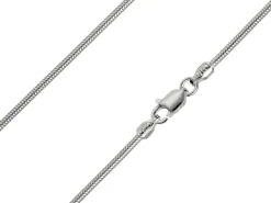 Sterling Silver 1.4mm Round Snake Chain 16"/40cm Unhallmarked 100% Recycled Silver