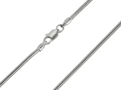 Sterling Silver 1.6mm Round Snake Chain 24"/60cm Unhallmarked 100% Recycled Silver