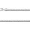 Sterling Silver 2.4mm Round Snake Chain 20"/50cm Hallmarked, 100% Recycled Silver