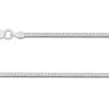 Sterling Silver 1.9mm Round Snake Chain 16"/40cm Unhallmarked 100% Recycled Silver