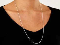 Sterling Silver 1.2mm Round Snake Chain 26
