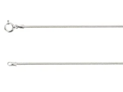 Sterling Silver 1.2mm Round Snake Chain 22"/55cm Unhallmarked 100% Recycled Silver
