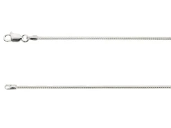 Sterling Silver 1.2mm Round Snake Chain 26"/66cm Unhallmarked 100% Recycled Silver