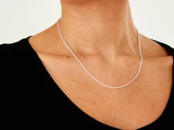 Sterling Silver 1.5mm Round Spiga Chain 18