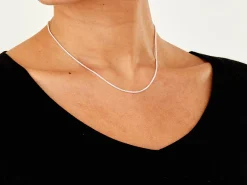 Sterling Silver 1.5mm Round Spiga Chain 16