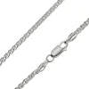 Sterling Silver 2.5mm Round Spiga Chain 16"/40cm Hallmarked, 100% Recycled Silver