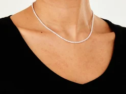 Sterling Silver 2.5mm Round Spiga Chain 16