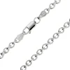 Sterling Silver 3.9mm Round Trace Chain 18"/45cm Hallmarked, 100% Recycled Silver