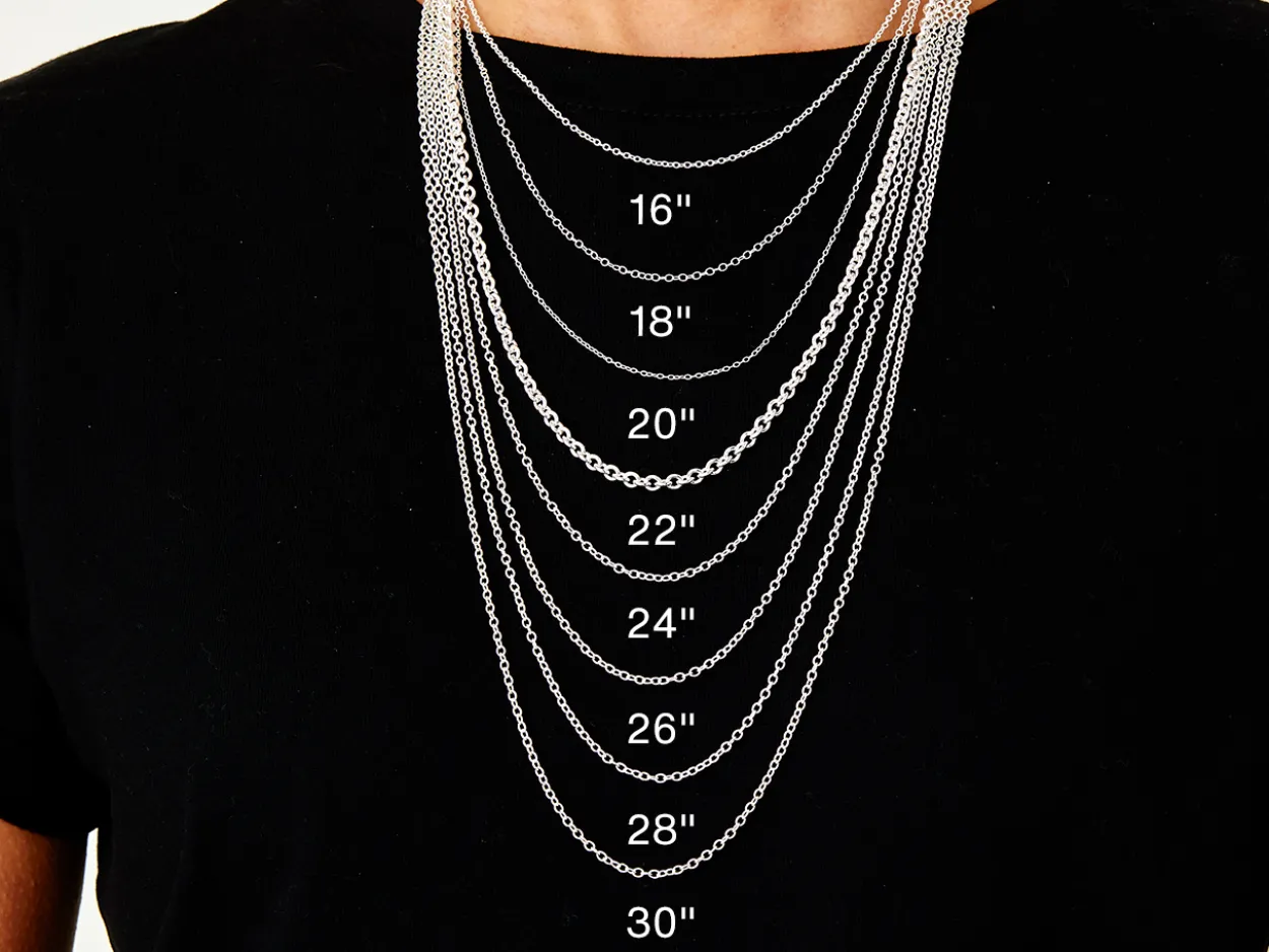 Sterling Silver 3.9mm Round Trace Chain 18"/45cm Hallmarked, 100% Recycled Silver