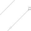 Sterling Silver 1.0mm Round Trace Chain With Extender 16-18"/40-45cm Unhallmarked 100% Recycled Silver