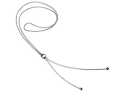 Sterling Silver 1.2mm Snake Chain Slider Necklet