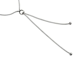 Sterling Silver 1.2mm Snake Chain Slider Necklet