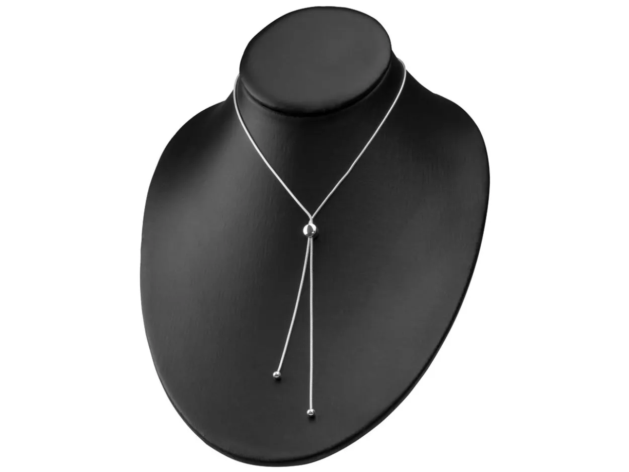 Sterling Silver 1.2mm Snake Chain Slider Necklet