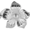 Sterling Silver 10mm Spacer 5 Petal Flower