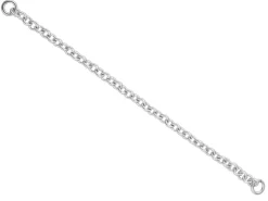 Sterling Silver 2.2mm Trace Safety Chain For Bracelet Pack of 6 6.0cm/2.4", 100% Recycled Silver