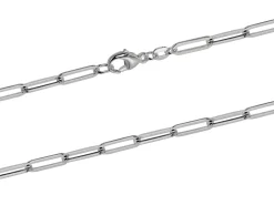Sterling Silver 3.5mm Wide Square Wire Trace Chain 20"/50cm Hallmarked, 100% Recycled Silver