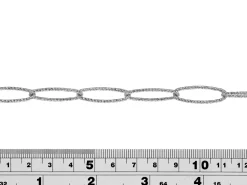 Sterling Silver 8.8mm Wide Trace Chain Loose Unhallmarked 100% Recycled Silver