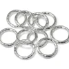 Sterling Silver 1mm X 7mm Outside Diameter Pack of 10 Diamond Cut Closed Decorative Jump Ring