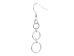 Sterling Silver 1mm X 12mm Outside Diameter Pack of 10 Diamond Cut Closed Decorative Jump Ring